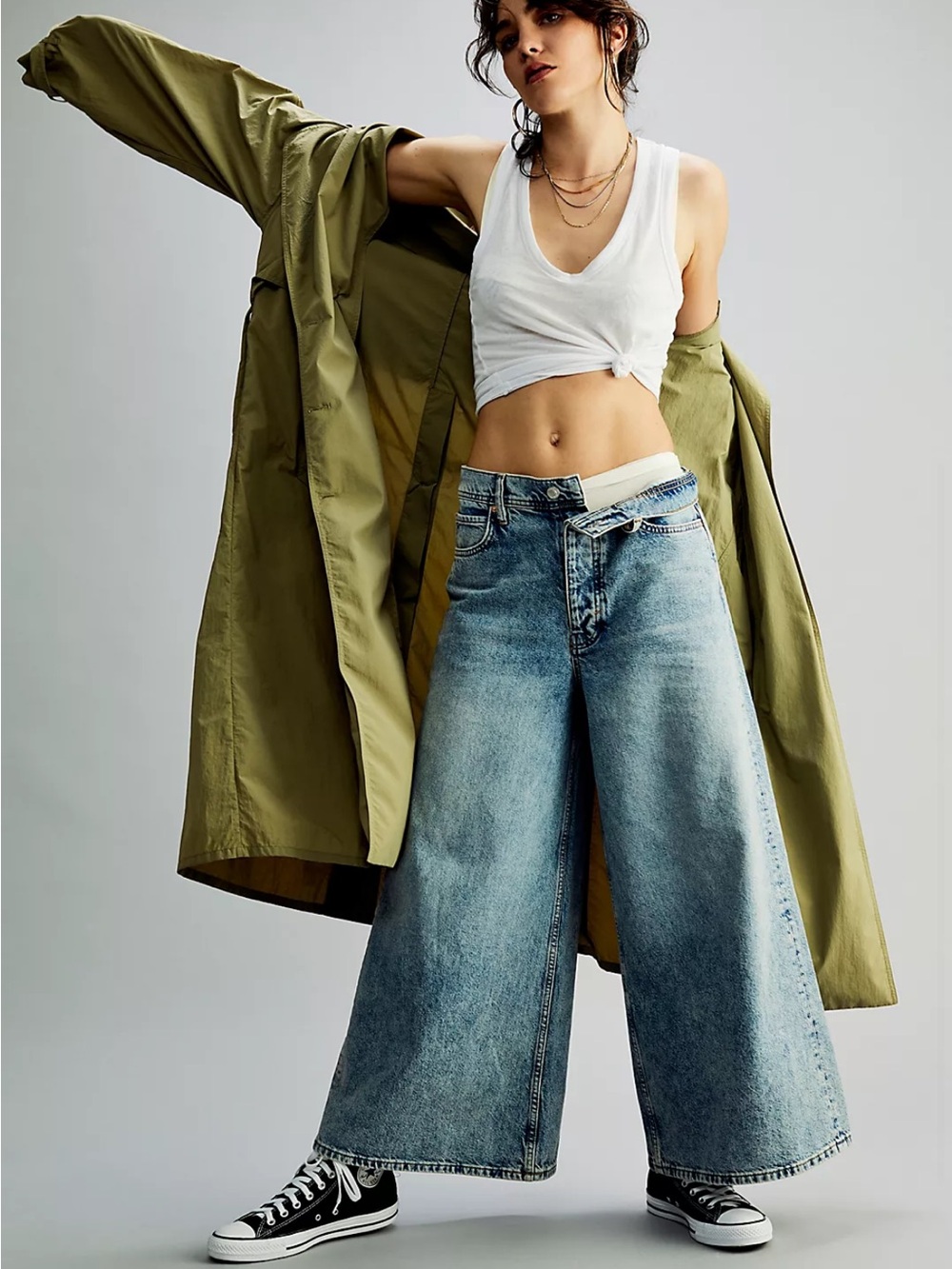 We The Free Landry Wide Leg Jeans Size 31
